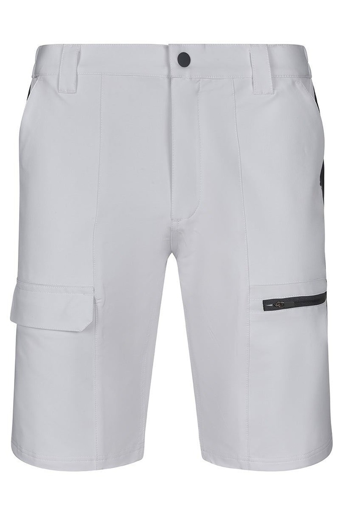 [103032S_07/08_S] PANTALÓN SLIM FIT MULTIBOLSILLOS CON CINTURILLA ELÁSTICA 103032S (S, 07/08 BLANCO/GRIS)