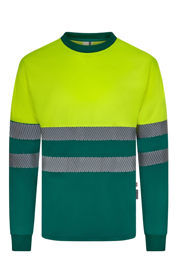 CAMISETA CUELLO REDONDO CINTAS REFLECTANTES 305619