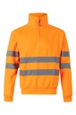 SUDADERA CUELLO ALTO CINTAS REFLECTANTES 305702