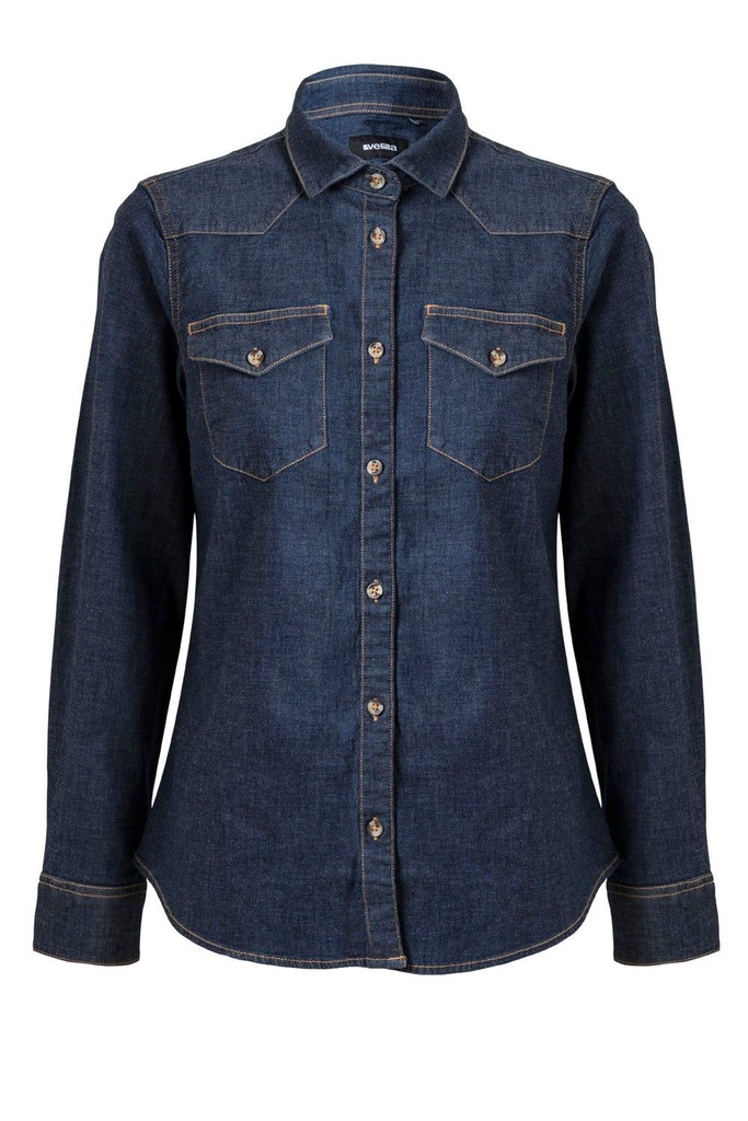CAMISA STRETCH BOLSILLOS DE PARCHE CON TAPETA 405007S