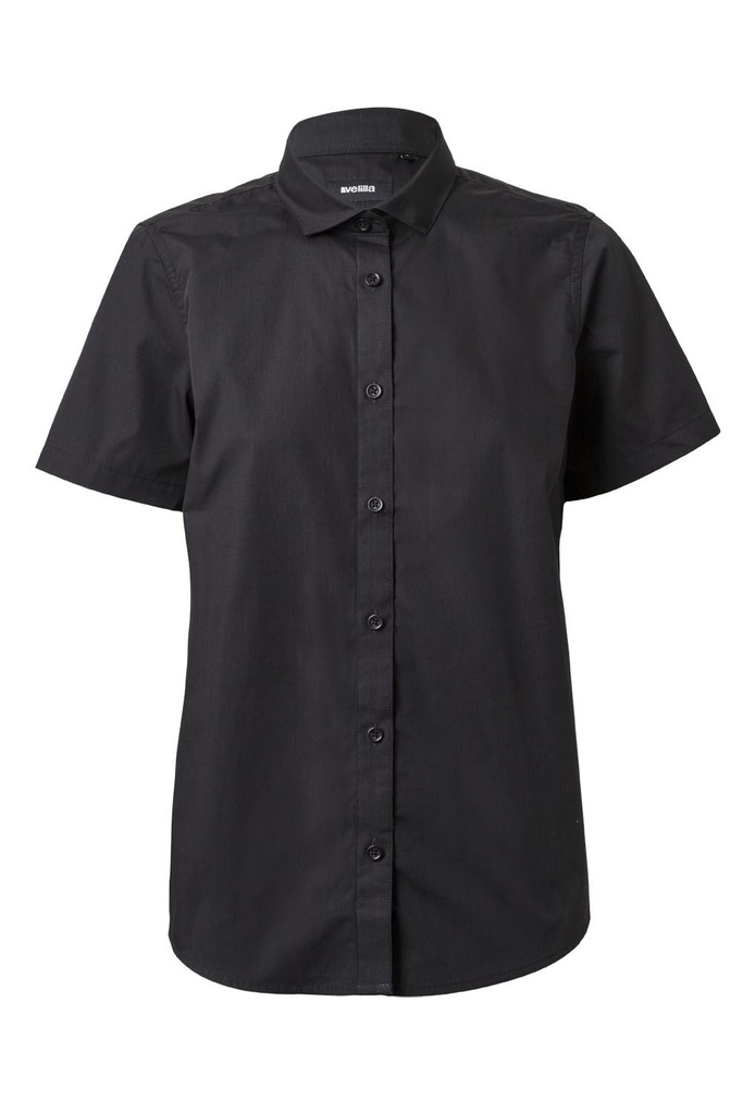 [405010_00_XS] CAMISA TAPETA INGLESA CUELLO ITALIANO 405010 (XS, 00 NEGRO)