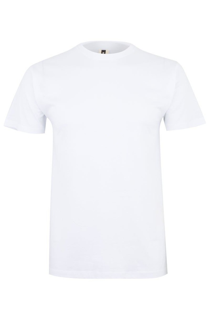 CAMISETA UNISEX ALGODÓN RINGSPUN CUELLO REDONDO MK022WV