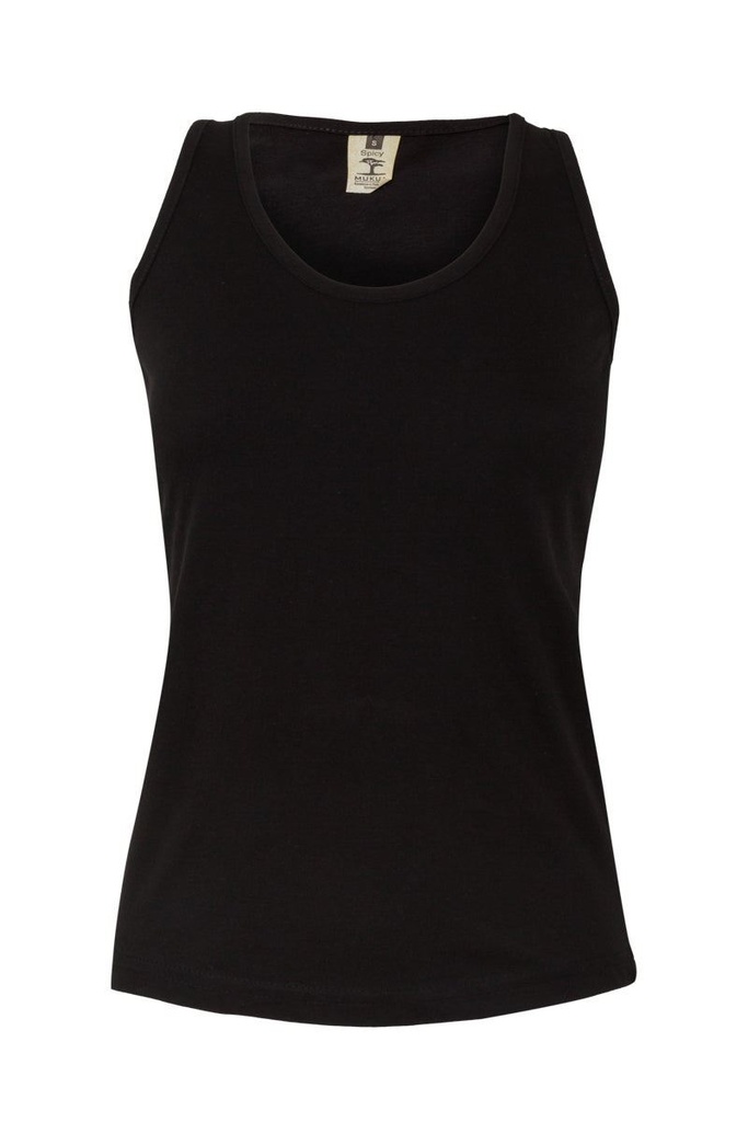 CAMISETA MUJER TIRANTES ALGODÓN RINGSPUN ESPALDA NADADORA MK171CV