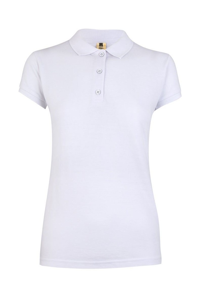 [MK214WV_100_XS] POLO MUJER M/CORTA PIQUÉ NOBBY MK214WV 65%POLIÉSTER 65%ALGODÓN (XS)