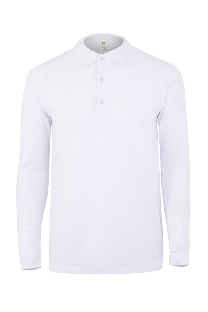 POLO UNISEX MANGA LARGA PUNTO PIQUÉ REGULAR FIT MK242WV