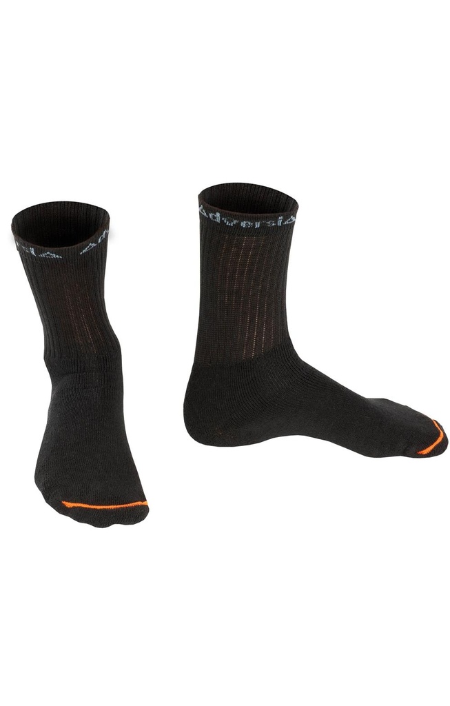 [1026_0099_M] CALCETIN NEGRO 75%ALGO 23%POLIAMIDA 2%ELASTANO PACK 2 UNID LANIN (M)