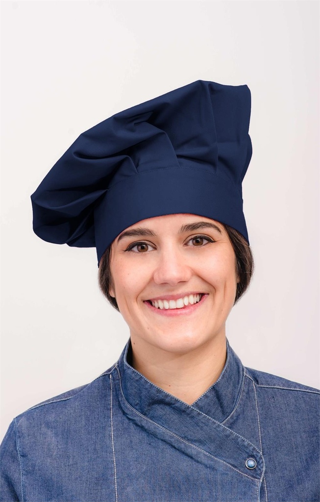 [111200C_0069_Unica] GORRO MAGDALENA SARGA CIERRE VELCRO 65%POLIES 35%ALG OPORTO (69 MARINO)
