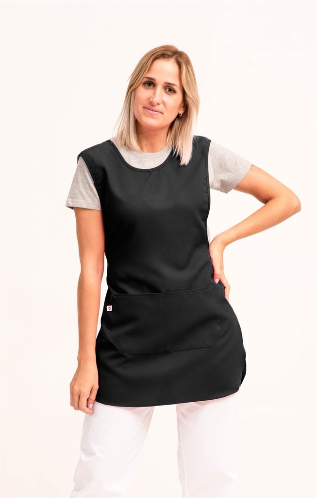[110804C_0099_Unica] CASULLA BRETAÑA COLOR 1 BOLSILLO CENTRAL 84x51 100%POL (99 NEGRO)