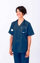 CASACA PICO ABIERTA BOTONES UNISEX 3 BOLSIL 35%ALG CHARLOTTE