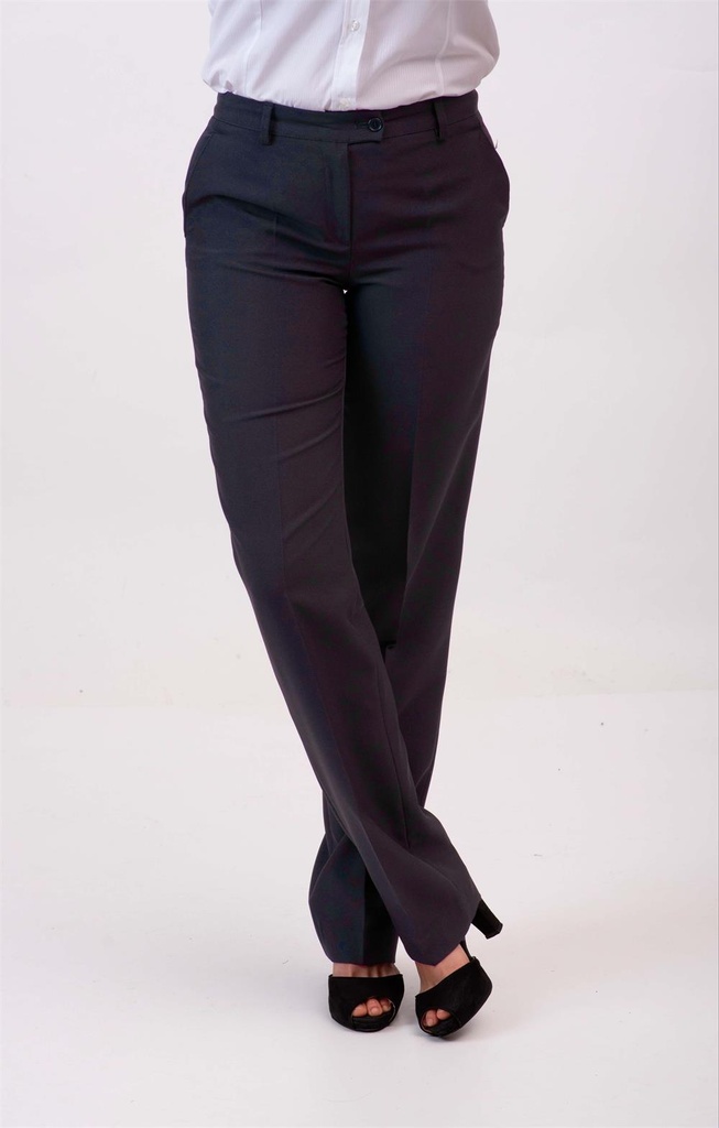 [S106180_0069_34] PANTALON SRA.100%POLIESTER 2 BOLSILLOS DIAGONAL MODERNO (34, 69 MARINO)