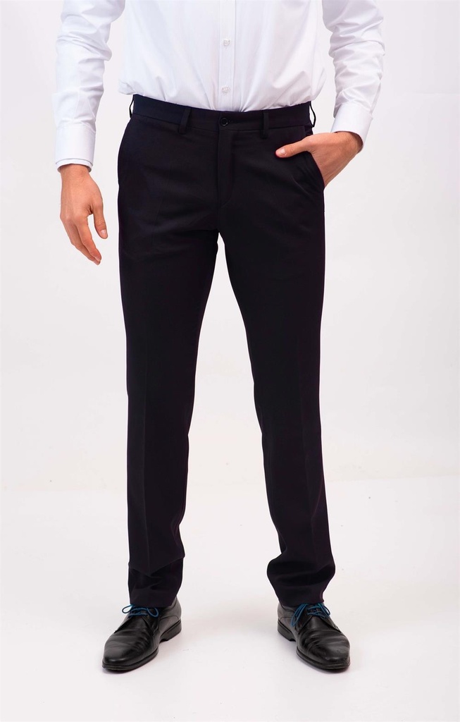 PANTALON HOMBRE SIN PINZAS TEJIDO BIELASTICO PIERNA ESTRECHA