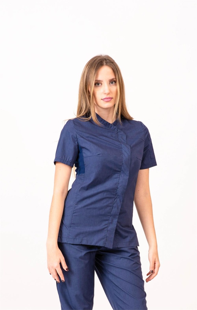 CHAQUETILLA COCINA SRA M/C SUPER FINA 108 GR 65%PO 35%ALG ESPALDA TRANSPIRABLE MODENA