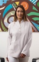 CAMISA UNISEX TIPO POLERA IMITACION LINO MANGAS LARGA IBIZA ADVERSIA 114024