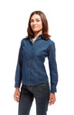 BLUSA M/L VAQUERA SIN BOLSILLO 100% ALGODON 126 GR STRATUS