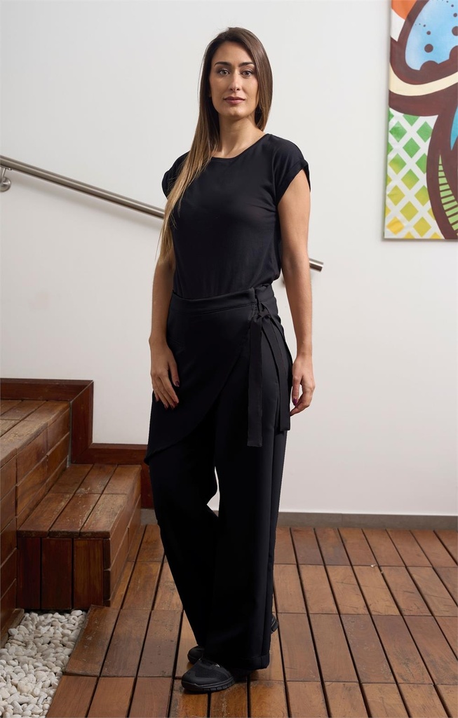 PANTALON MUJER PIERNA ANCHA CON SOBREFALDA LIRIO DE MAR EUROSAVOY 112218