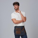 DELANTAL CORTO VAQUERO PIEL AJUSTABLE MULTIBOLSILLO 100003