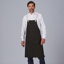 DELANTAL PETO TEJIDO PANAMÁ MULTIBOLSILLO CORDÓN TRENZADO 100033