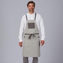 DELANTAL PETO LONETA AJUSTE CINTAS ESPIGA 100037