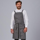 DELANTAL PETO SARGA RECICLADA MULTIBOLSILLO 88X74 CM 100046
