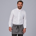 DELANTAL CORTO SARGA RECICLADA BOLSILLO CARTERA 35X67 CM 100053