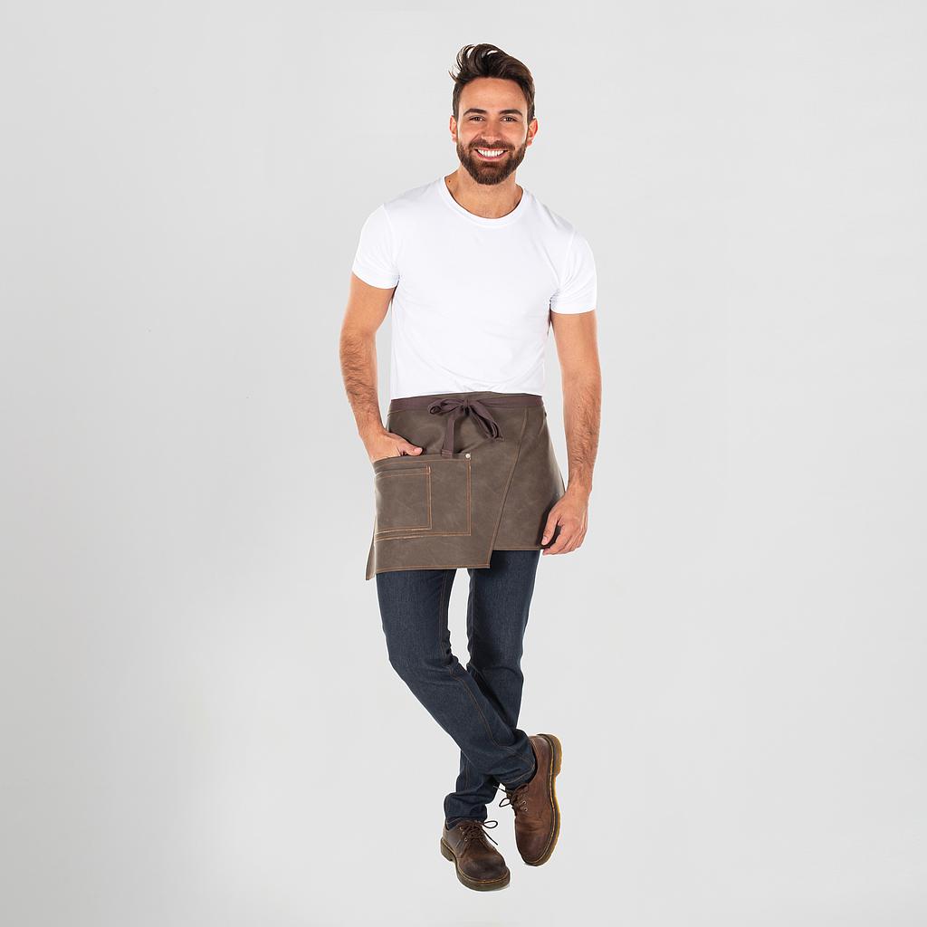 [148500-124-UD] DELANTAL CORTO POLIPIEL BOLSILLOS NAMIB 148500