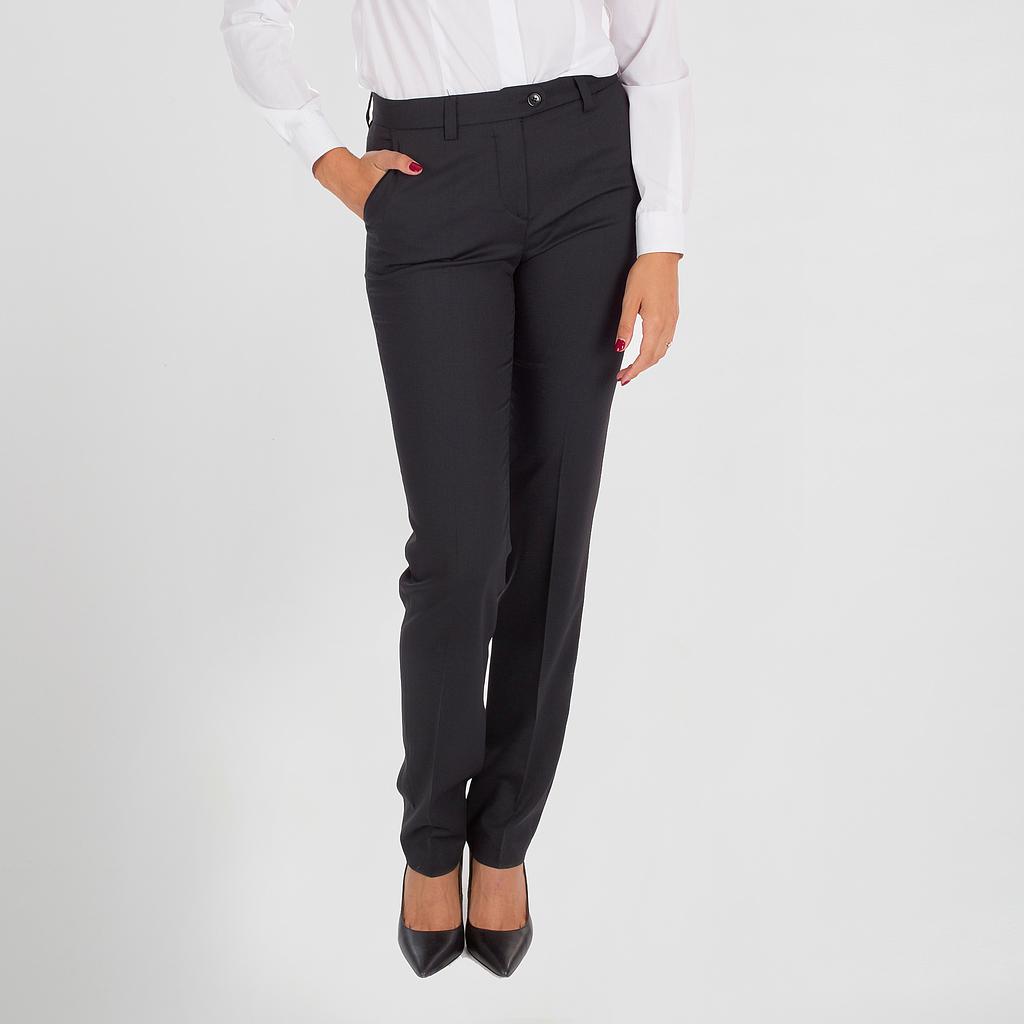 [205300-001-36] PANTALÓN MUJER AJUSTADO TALLE BAJO MÁXIMA 205300 (36, 1 NEGRO)