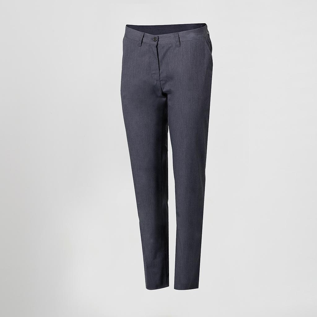 [206100-109-36] PANTALÓN MUJER SEMI AJUSTADO SARGA JASPEADA ELÁSTICA 206100 (36)