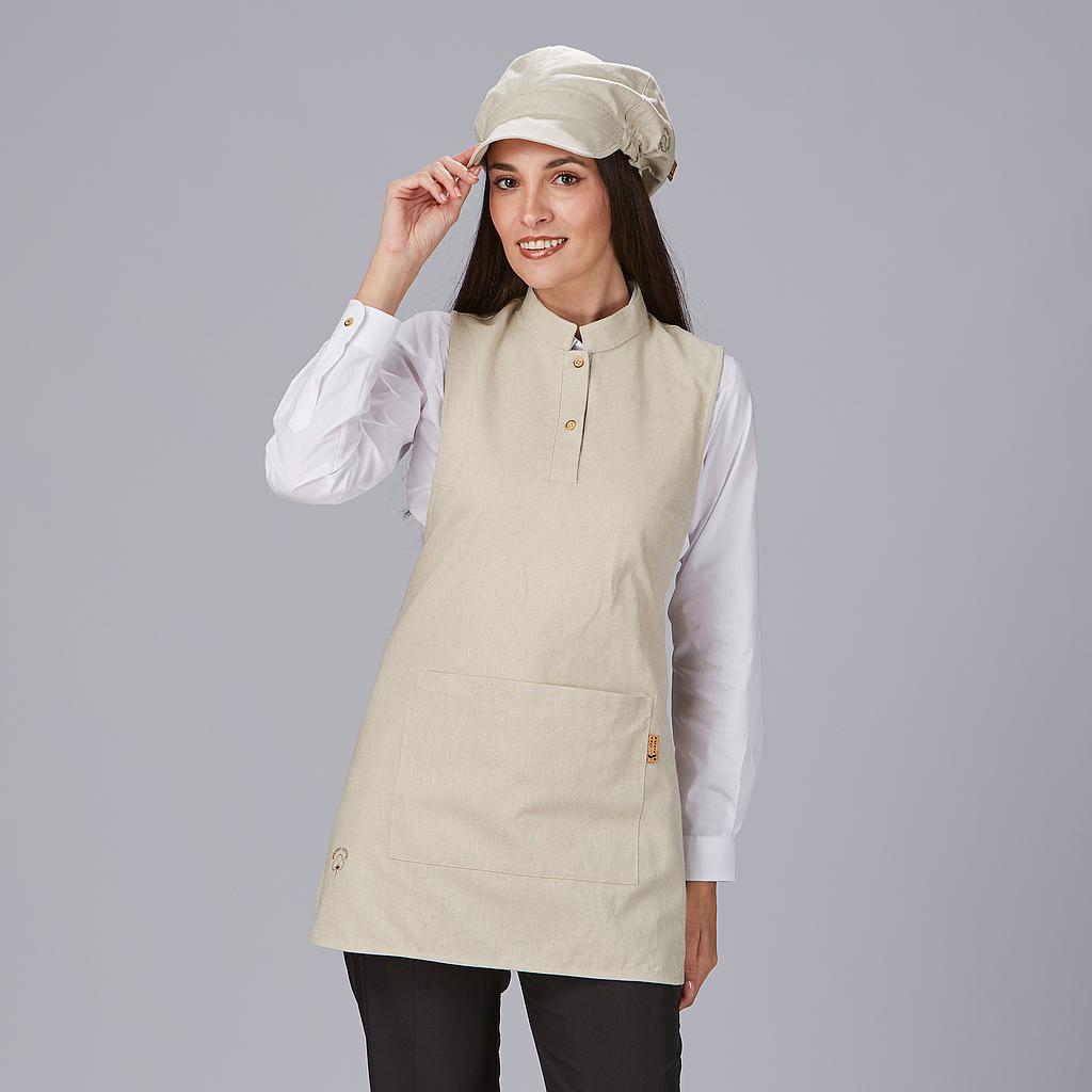 [212400-110-UD] CASULLA ALGODÓN ORGÁNICO CUELLO MAO 212400