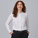 CAMISA MUJER ALGODÓN ESTAMPADO CUBOS GINEVRA 240027