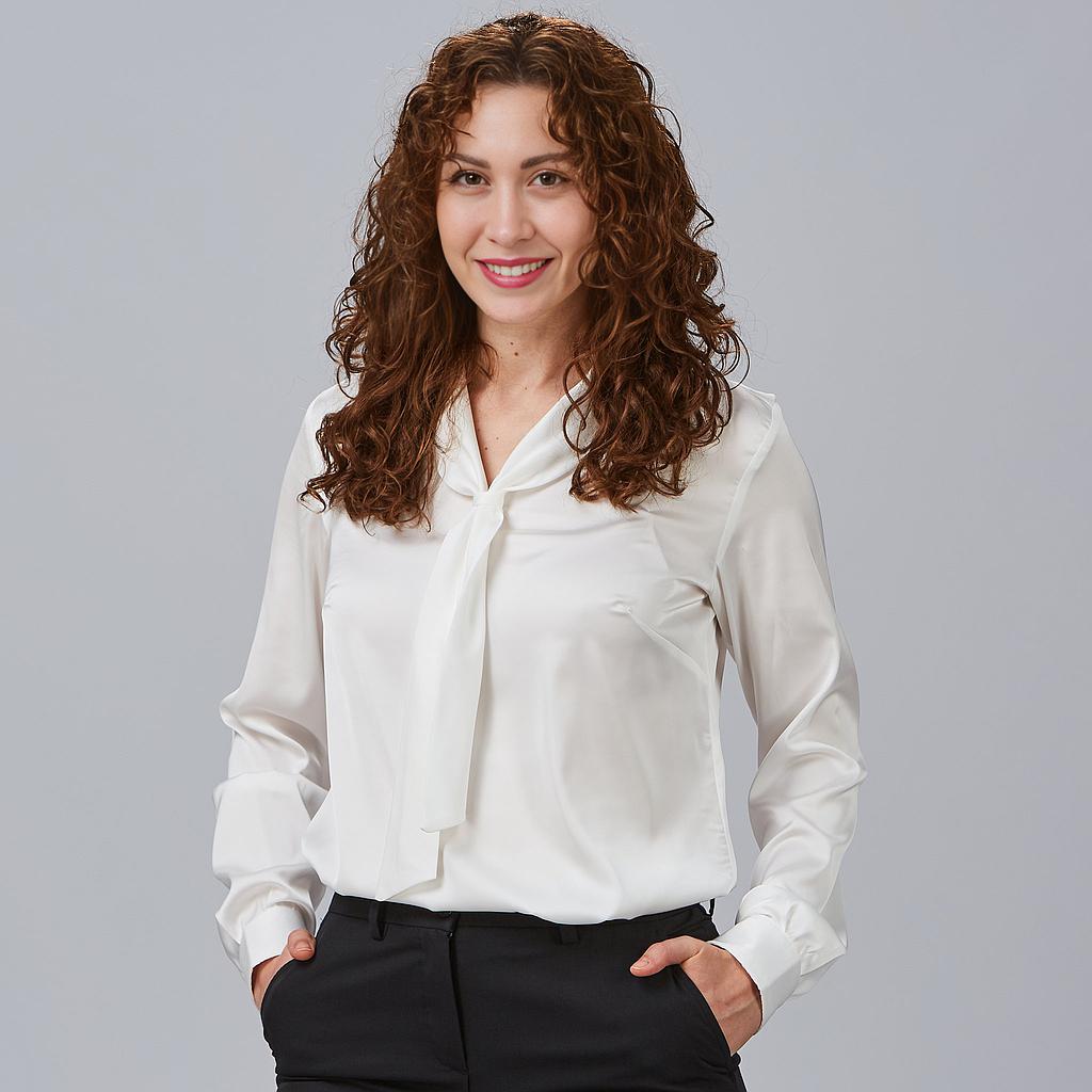 BLUSA SATÉN CUELLO PAÑUELO ORIANA 242900