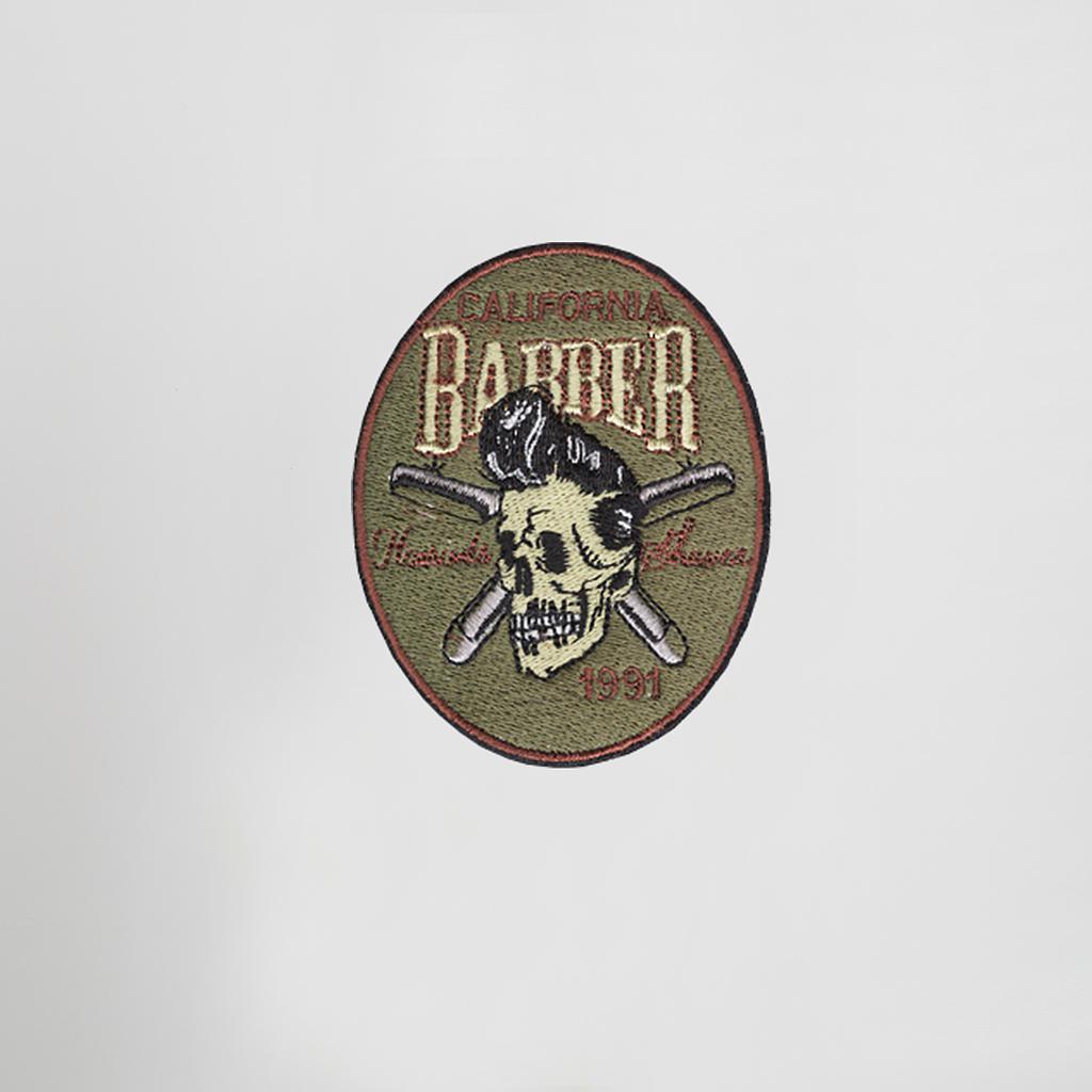 [390002-888-UD] PARCHE BORDADO ESTILO CALIFORNIANO ESCUDO CALIFORNIA 390002