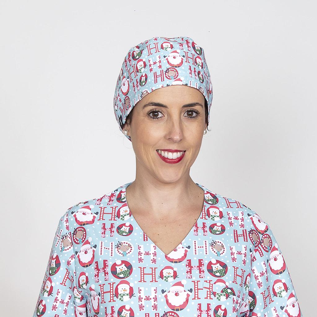 [400006-2994-UD] GORRO CIRUJANO MICROFIBRA NAVIDAD SANTAS 400006