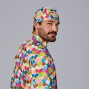 GORRO PIRATA ESTAMPADO CORAZONES ALGODÓN ORGÁNICO AGATHA 400012
