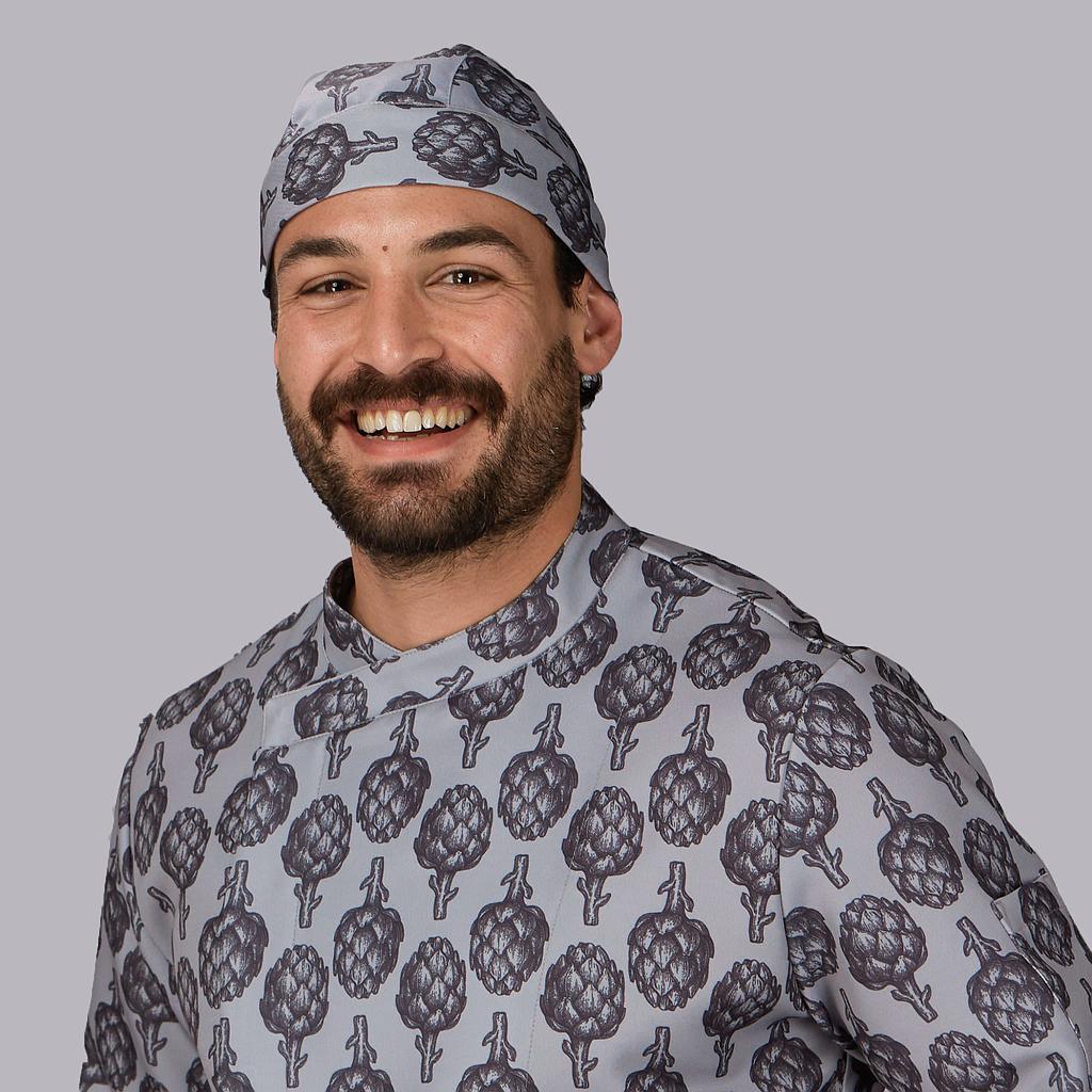 [400021-5163-UD] GORRO PIRATA ALGODÓN RECICLADO AJUSTABLE UNISEX 400021 (5163 ALCACHOFA)