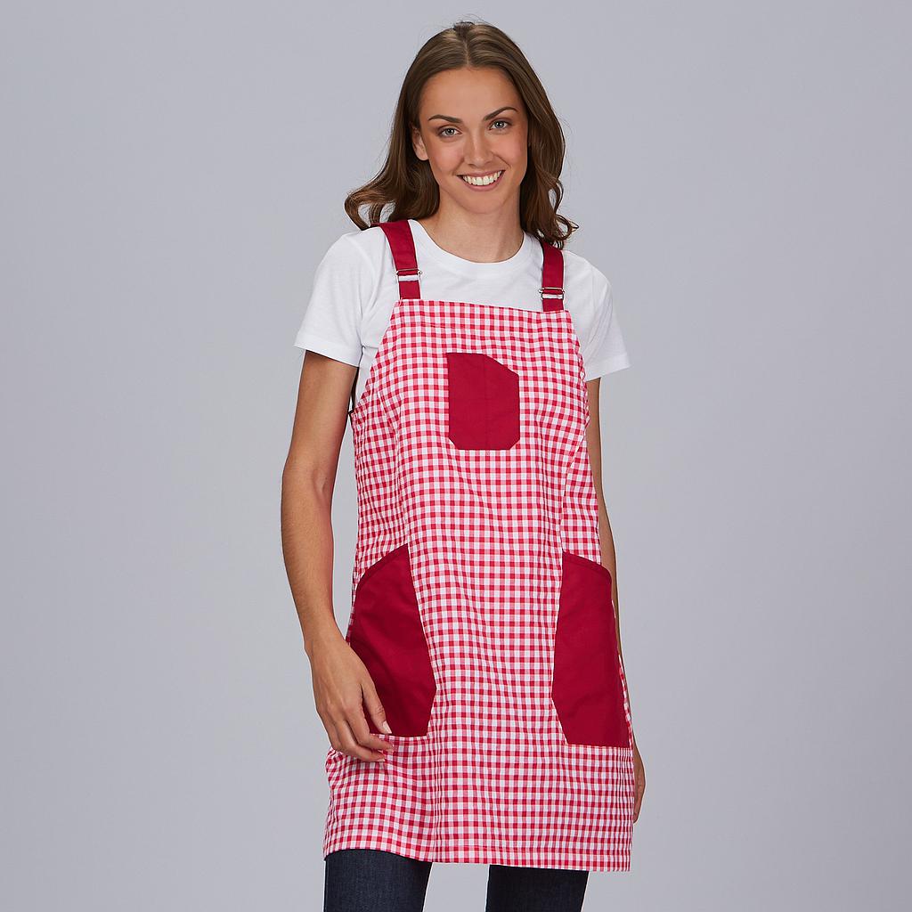 [500022-264-XS] PICHI SEMI AJUSTADO ECO-RESPONSABLE GINGHAM 500022 (XS)