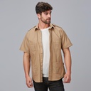CAMISA UNISEX SARGA ELÁSTICA CUATRO BOLSILLOS ACIRON 600054