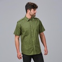 CAMISA UNISEX SARGA ELÁSTICA CUATRO BOLSILLOS ACIRON 600054