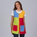 BLUSA MUJER SEMI AJUSTADA MULTICOLOR VISUAL 600068