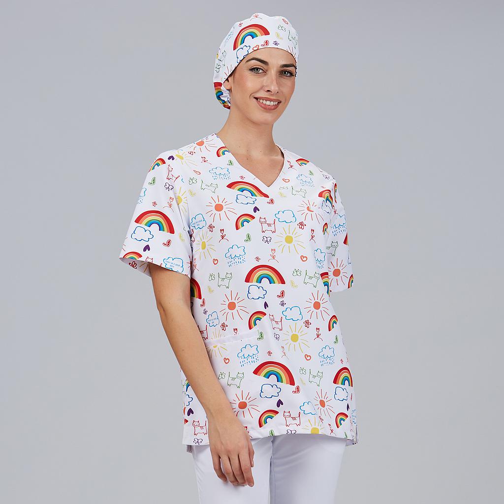 [611500-4062-XS] BLUSA UNISEX MICROFIBRA ANTIBACTERIANA TODO VA A SALIR BIEN 611500 (XS)