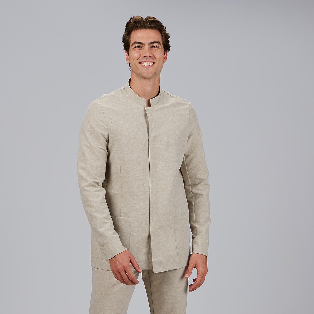 [614100-907-XS] CASACA HOMBRE CUELLO MAO ANTI-SALPICADURAS ERIC JASPER 614100 (XS, 907 ARENA VIGORE)