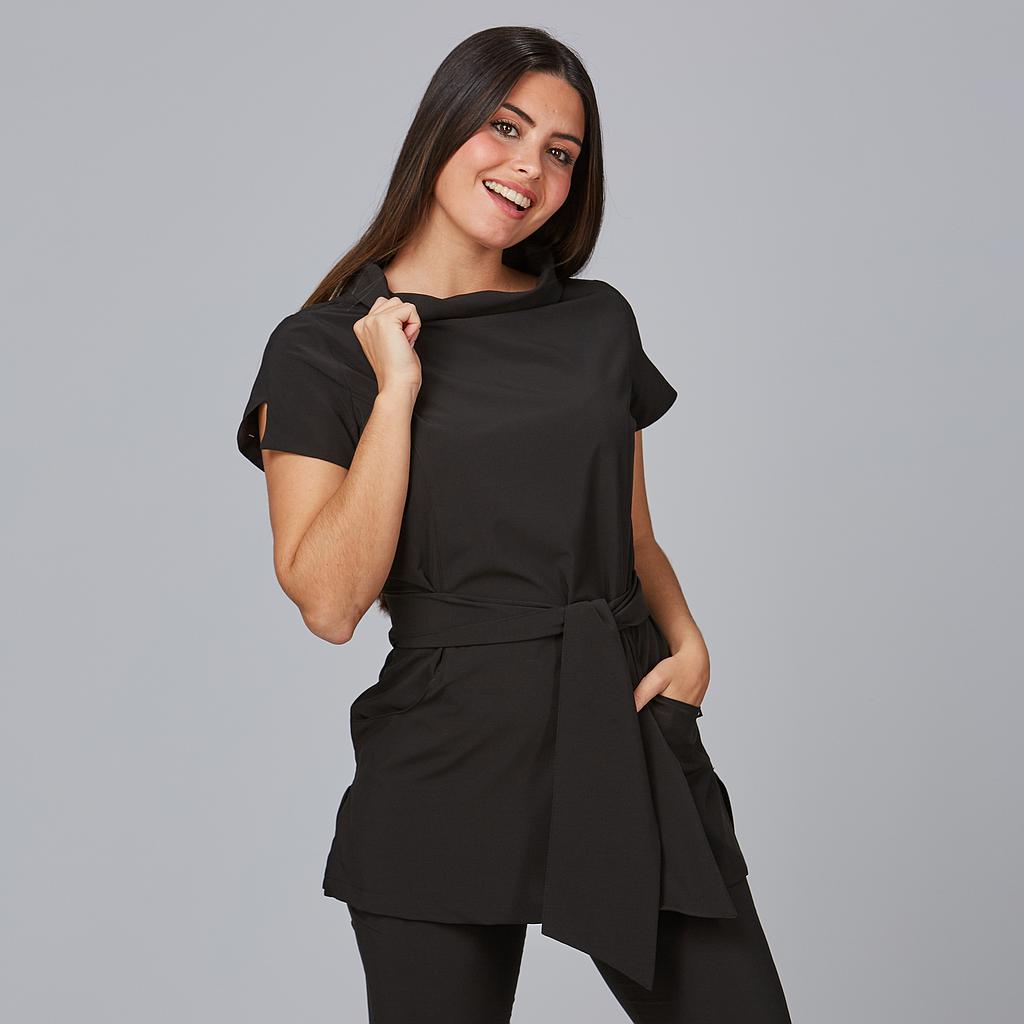 [652600-001-XS] BLUSA MUJER ELÁSTICA SEMI AJUSTADA SAONA 652600 (XS)