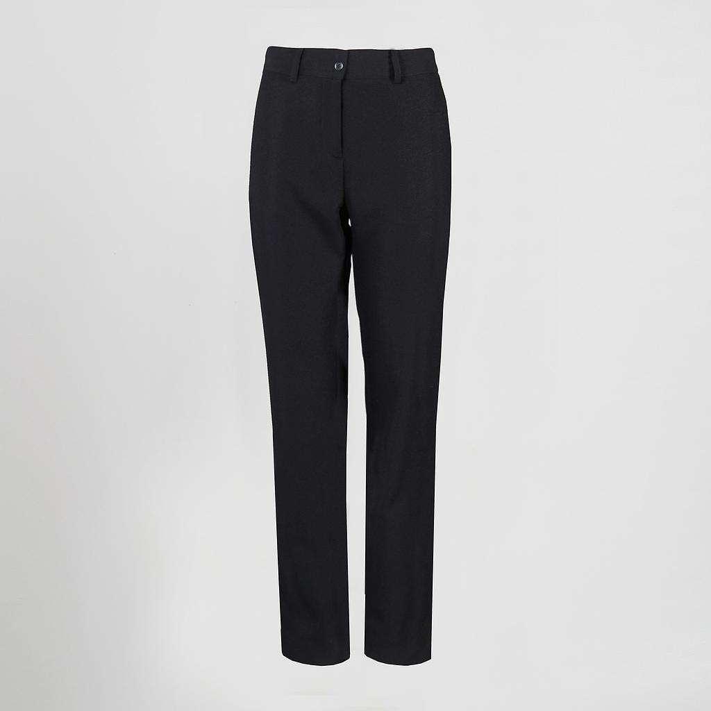 [700019-001-36] PANTALÓN MUJER POLIÉSTER AJUSTADO BOLSILLO FRANCÉS 700019 (36, 1 NEGRO)