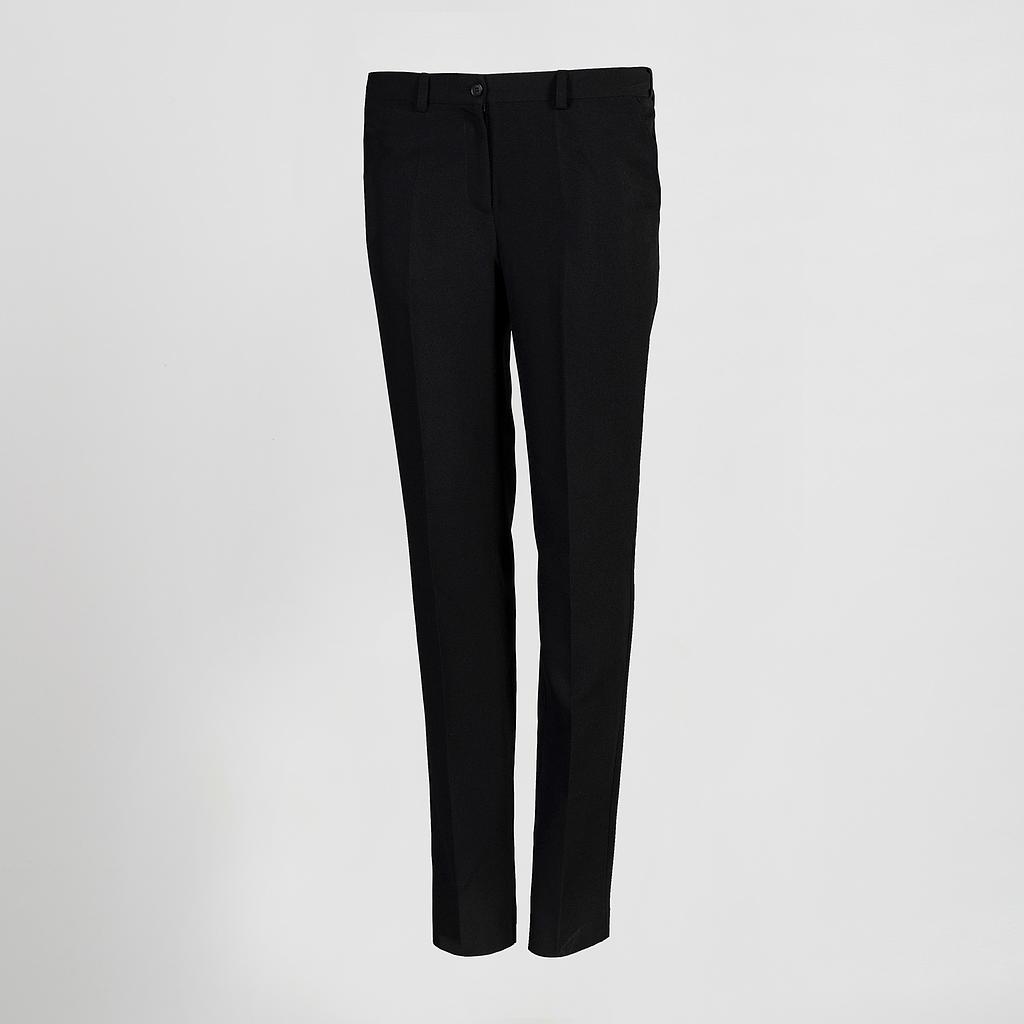 [700024-001-36] PANTALÓN MUJER CINTURILLA EXPANDIBLE POLIÉSTER 700024 (36, 1 NEGRO)