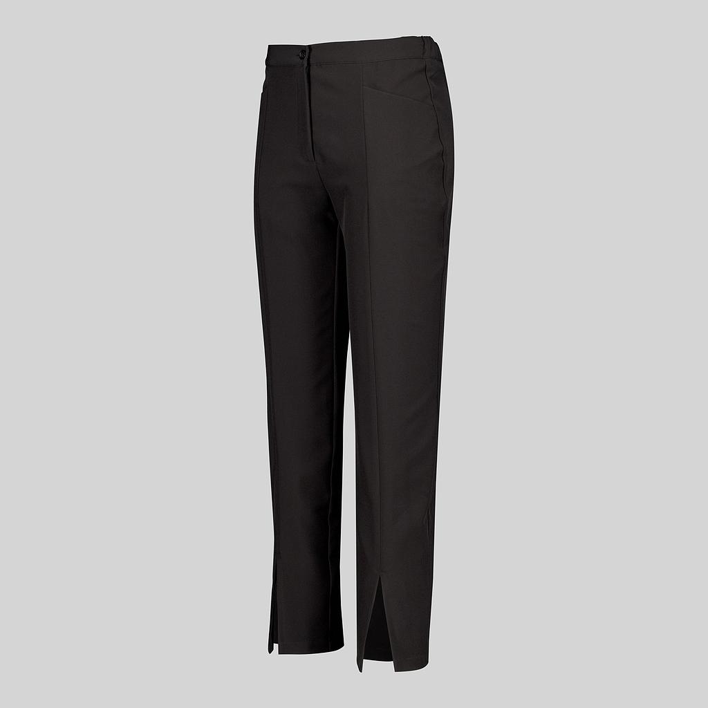 [700036-001-36] PANTALÓN MUJER ABERTURA CENTRAL ELÁSTICO SILVADUR 700036 (36, 1 NEGRO)