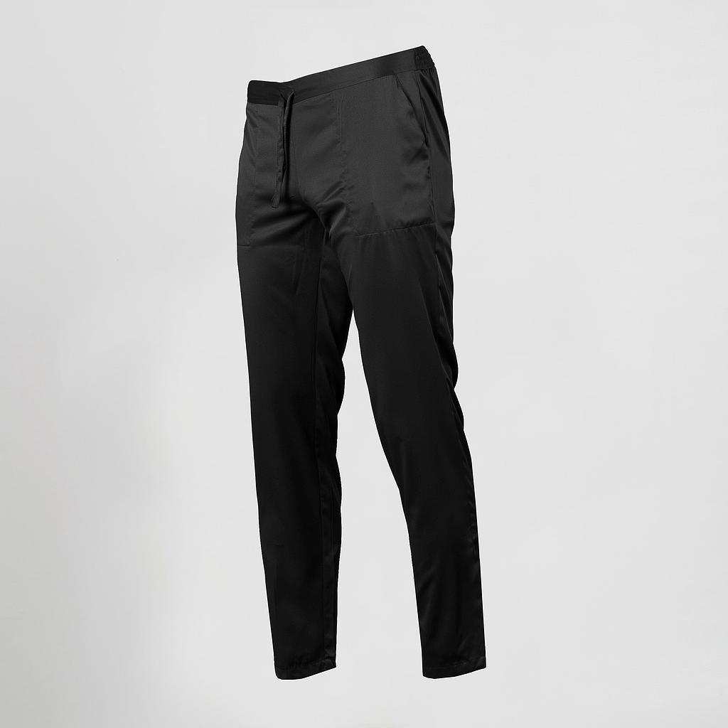 [700069-001-XS] PANTALÓN UNISEX CORDÓN SATÉN PEACH AJUSTABLE PEACH 700069 (XS, 1 NEGRO)