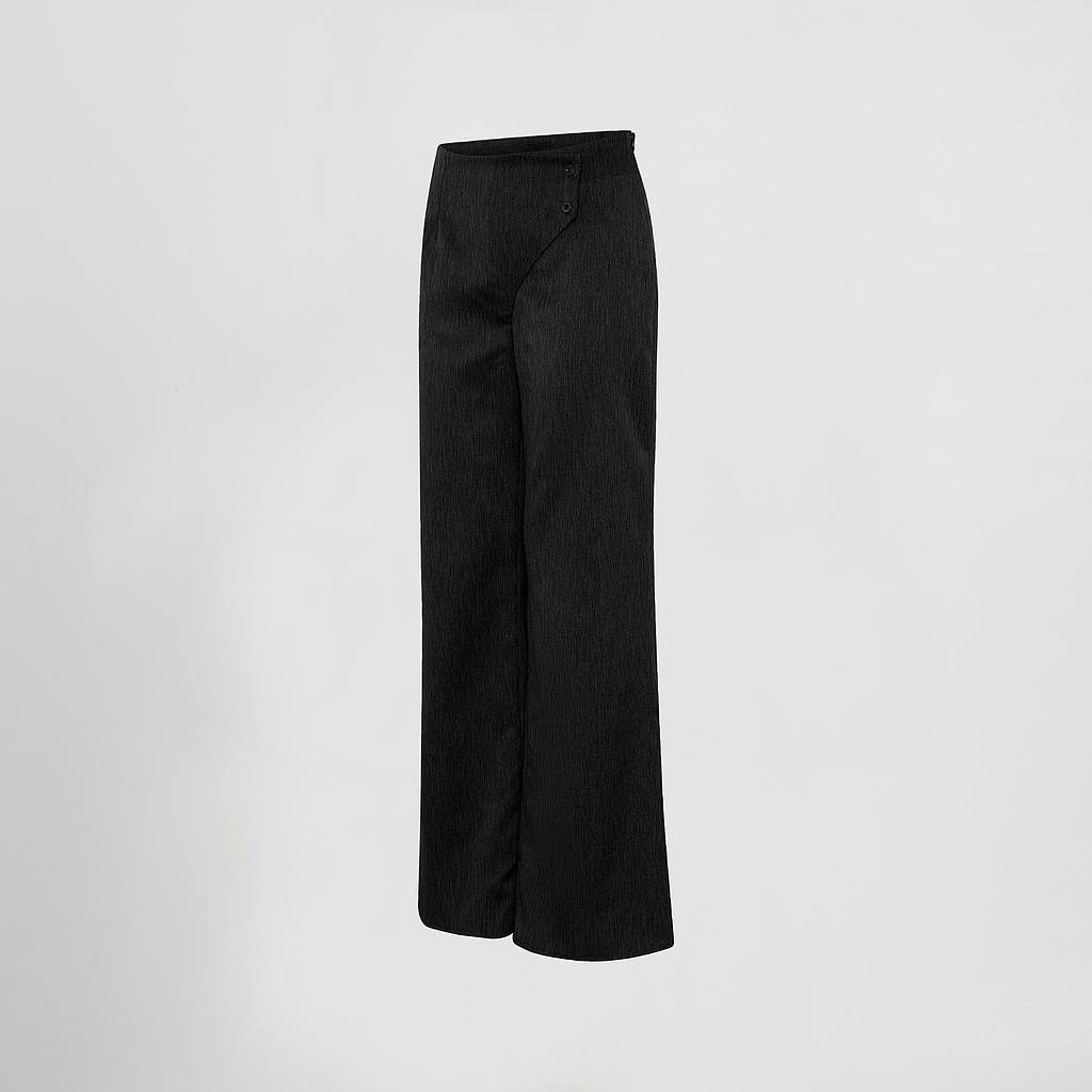 PANTALÓN MUJER CRUZADO BIELÁSTICO JASPEADO SEMI AJUSTADO 700071