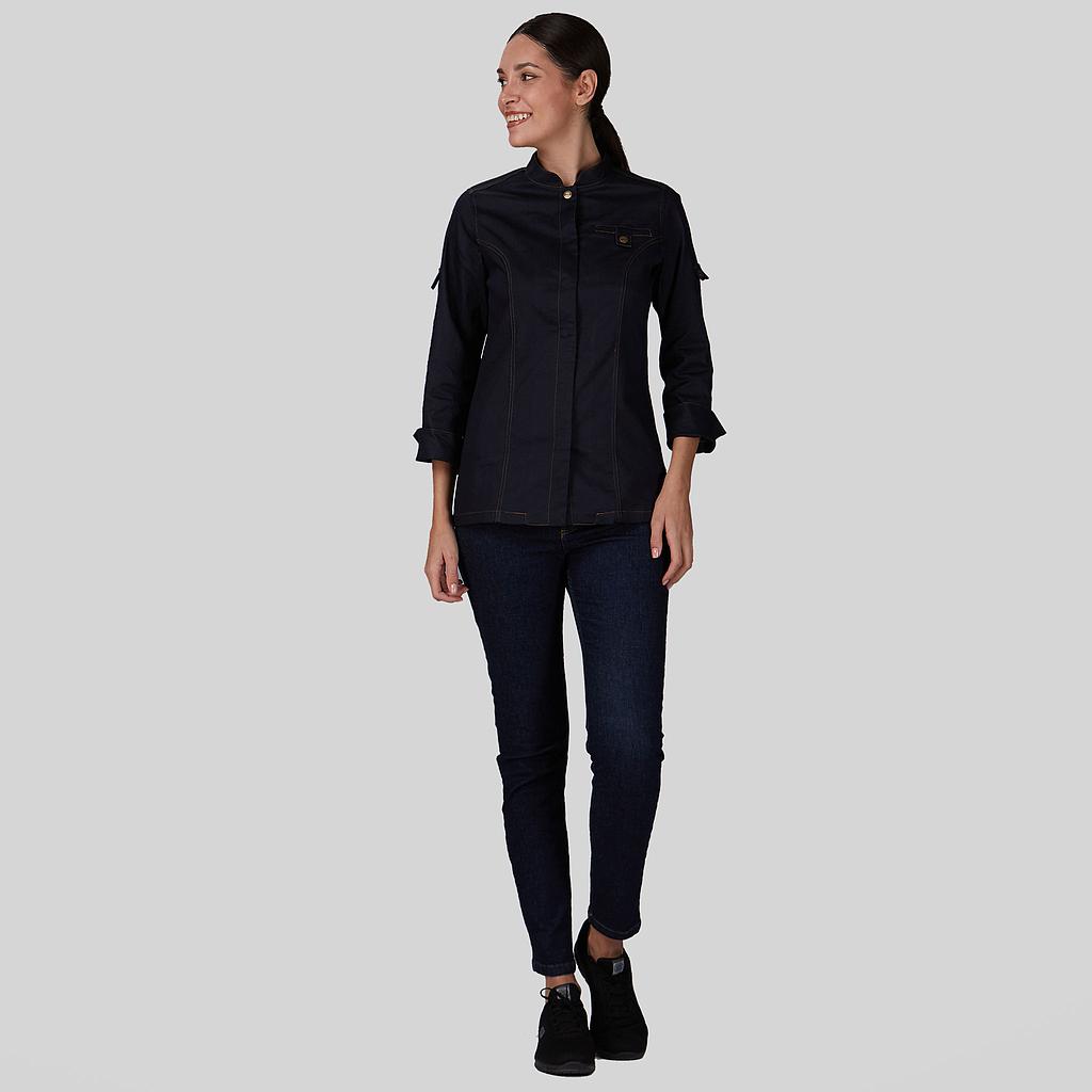 [703200-826-36] PANTALÓN MUJER VAQUERO ELÁSTICO MULTIBOLSILLO 703200 (36)