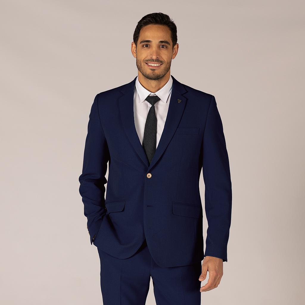 [800024-104-44] AMERICANA SLIM FIT DOS BOTONES X.LINEN 800024 (44, 104 MARINO)