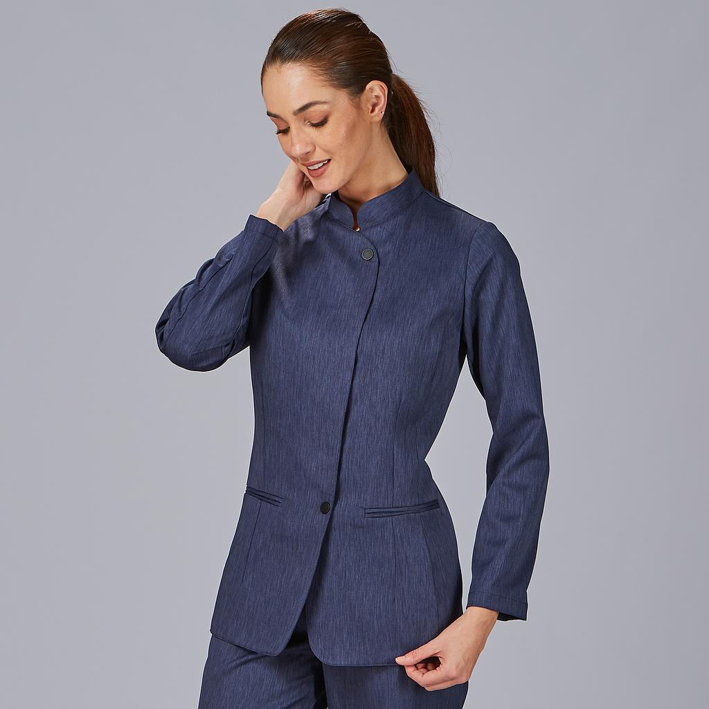 [920002-104-XS] CHAQUETA MUJER CUELLO MAO SEMI AJUSTADA CAMPOS 920002 (XS, 104 MARINO)