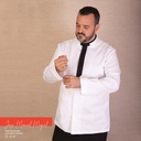 CHAQUETA COCINA UNISEX ELÁSTICA TRANSPIRABLE EREBO 930013